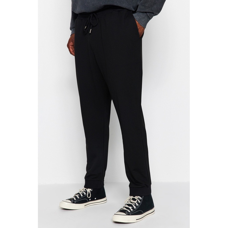 MAN Men's Plain Normal Waist Plus Size Sweatpants
