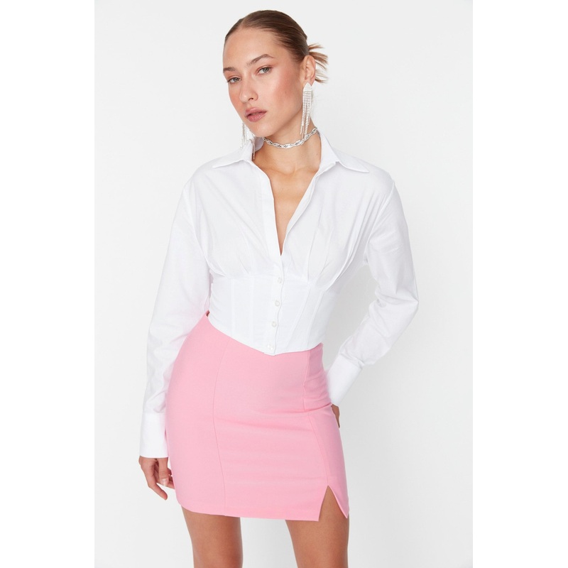 Slit Detailed Skirt Tpraw23Et00014