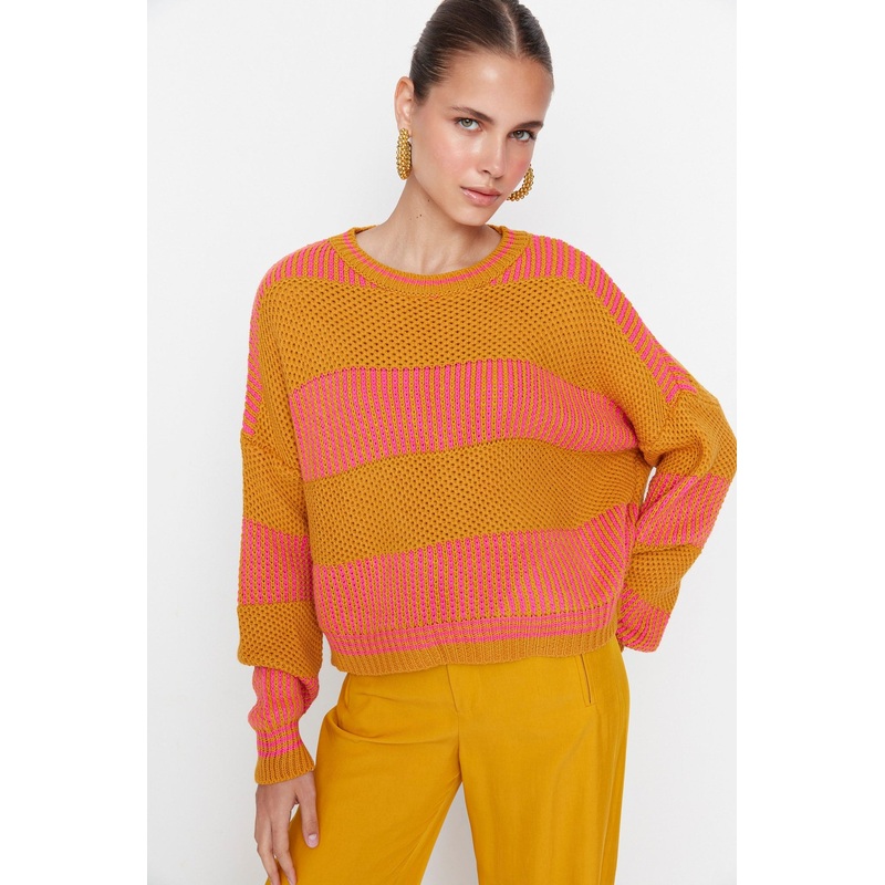 Striped Knitwear Sweater