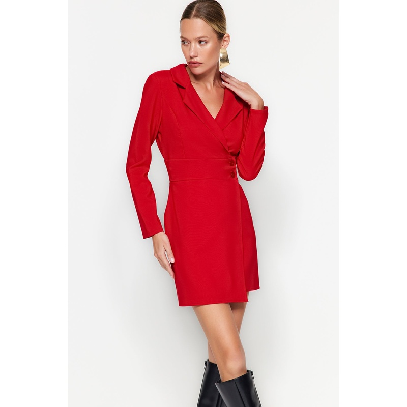 Women's Straight Mini Long Sleeve Business Regular Dress