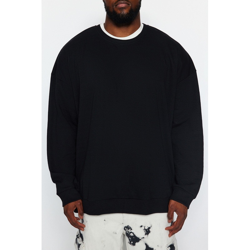 MAN Men's Tropical Long sleeve Oversize Plus Size Sweatshirt