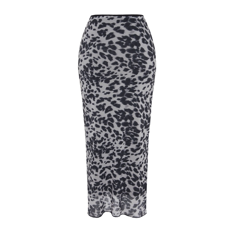 Women's Animal print Maxi Pencil skirt Slim fit Skirt