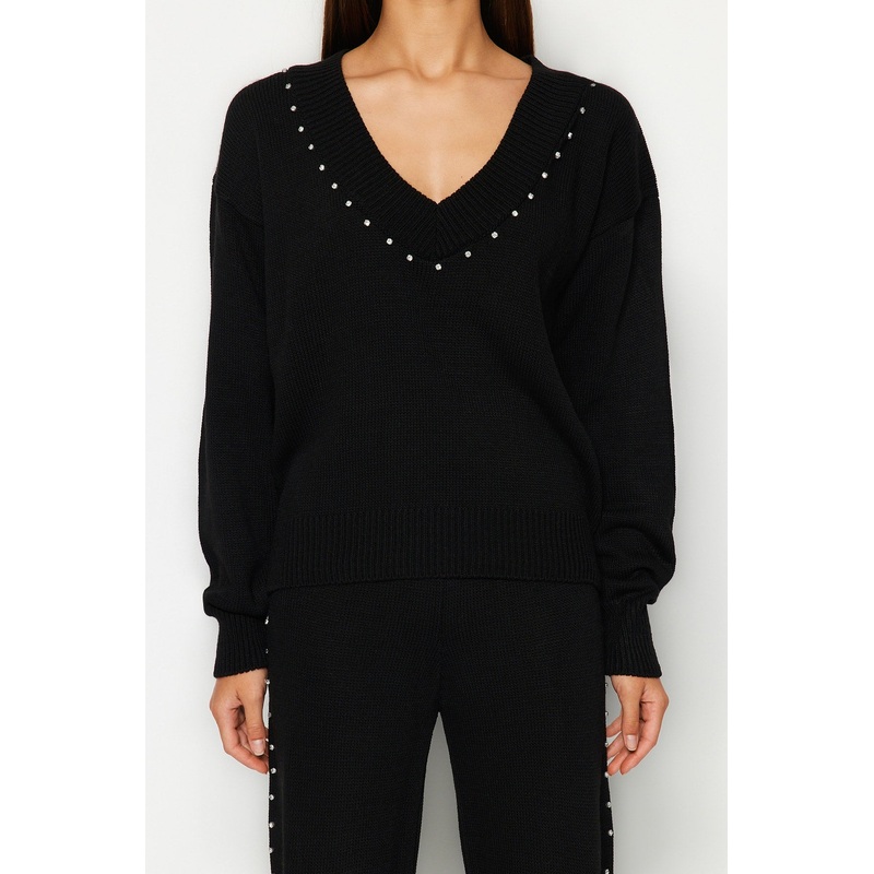 Women's Color Block Long Sleeve Casual Oversize Two-Piece Set