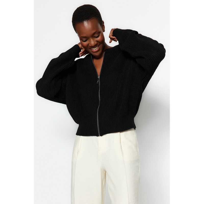 Women's Plain Long sleeve Oversize Cardigan