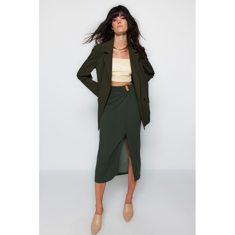 Women's Plain Maxi Pencil skirt Slim fit Skirt