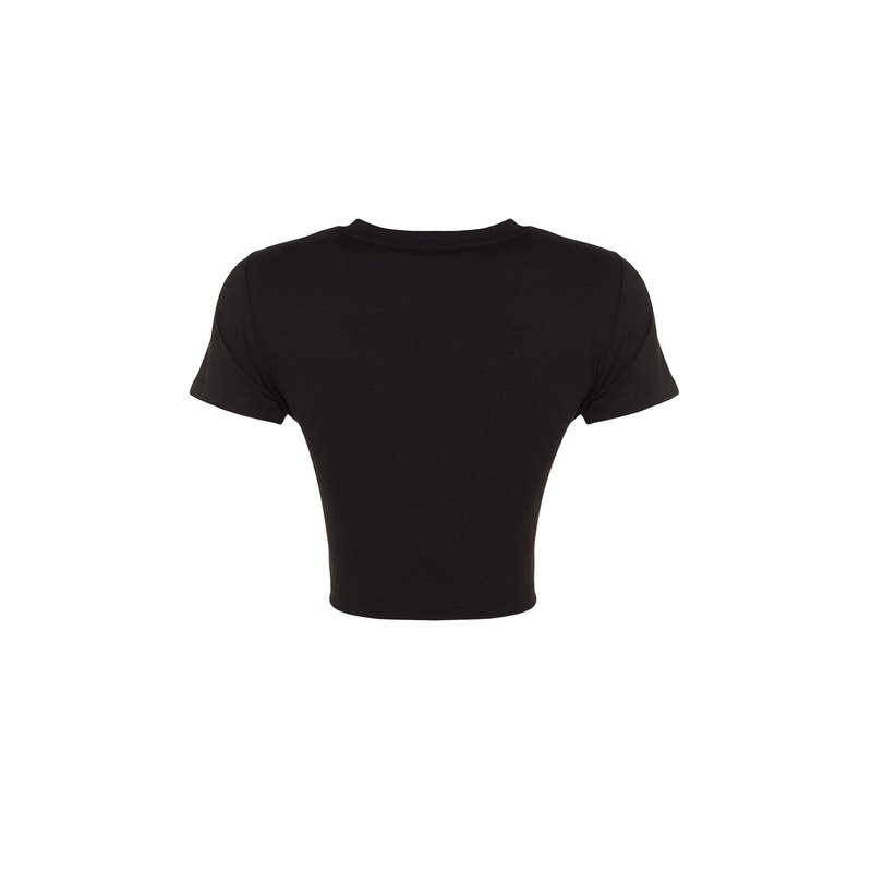 Women's Slogan Short sleeve Slim fit T-Shirt