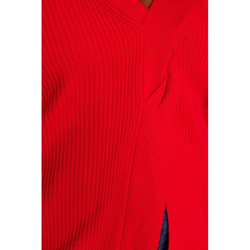 Curve Women's Straight Long Sleeve Fitted Plus Size Sweater