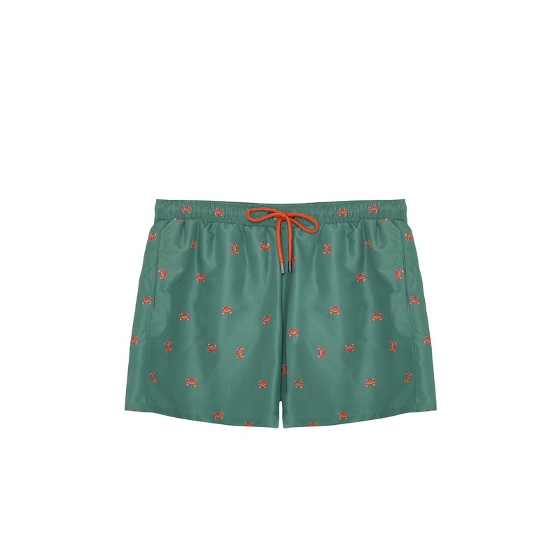 Man Men's Animal Plus Size Beach Shorts