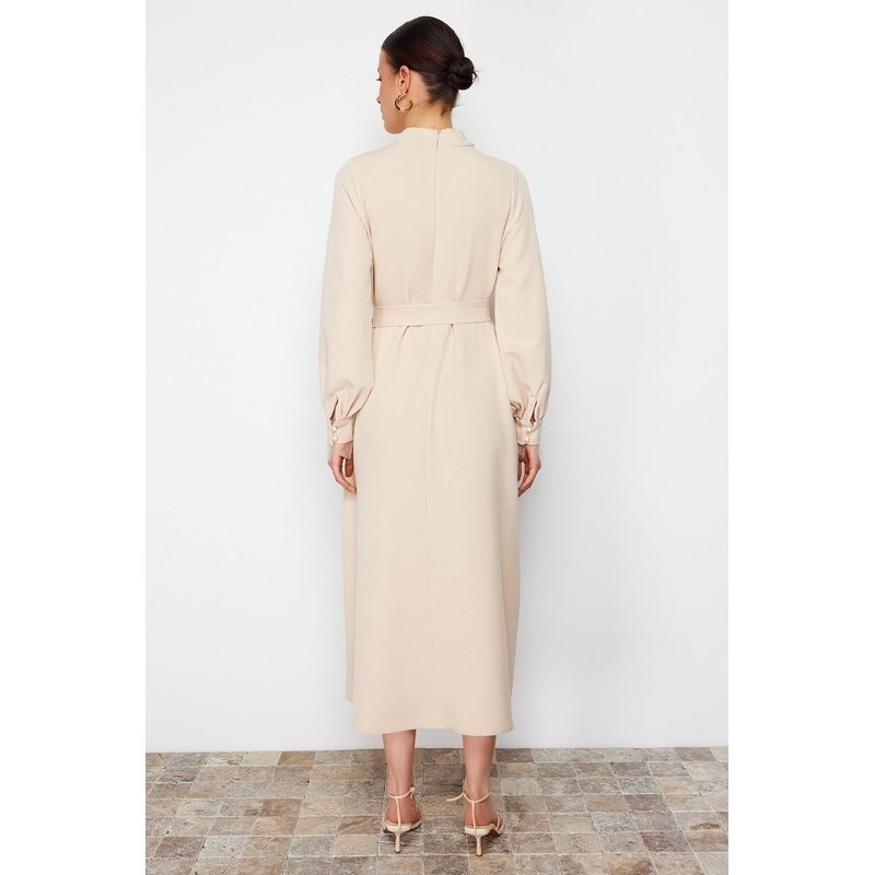 Modest Women's Plain Maxi Long Casual Regular Dress