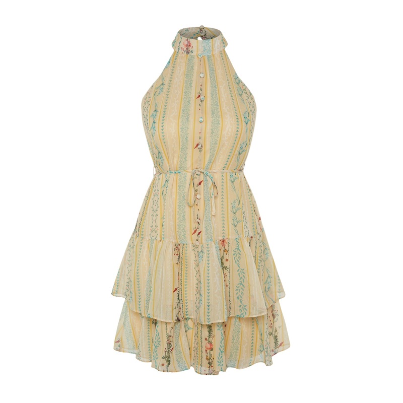 Women's Floral Mini Sleeveless Casual Regular fit Dress