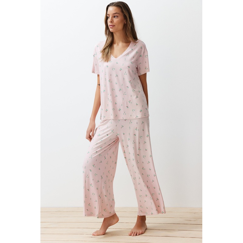 Women's Multicolor Floral Short Lounge/home Relaxed Pajama Set