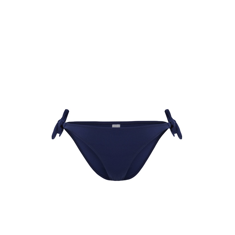 Women's Navy Blue Plain Bikini Bottoms