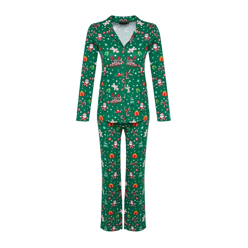 Women's New Year's Eve Long Homewear Regular Pajama Set