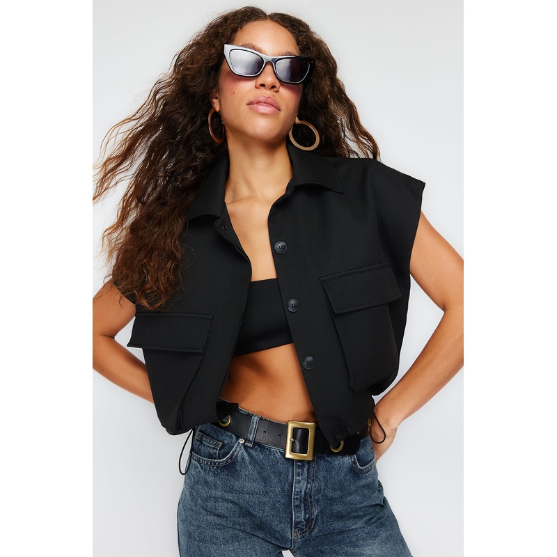 Women's Plain Oversize Vest