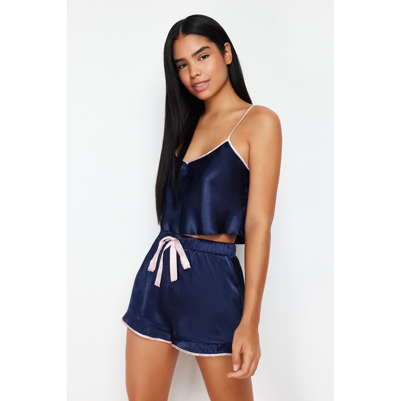 Women's Plain Suspended Lounge/home Regular Pajama Set