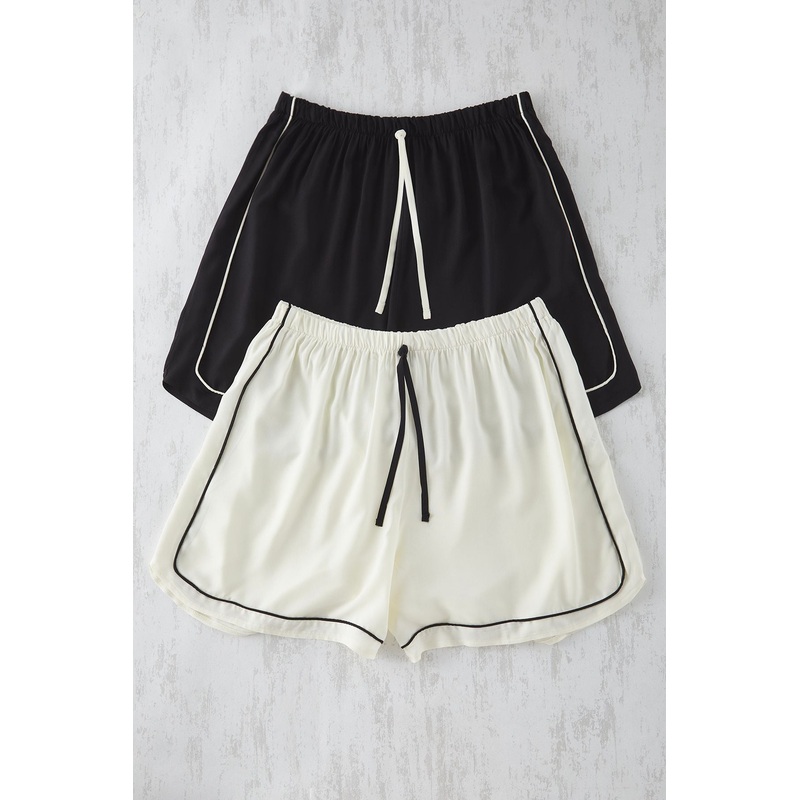 Curve Women's Very Colorful Straight High Waist Plus Size Pajama Bottom