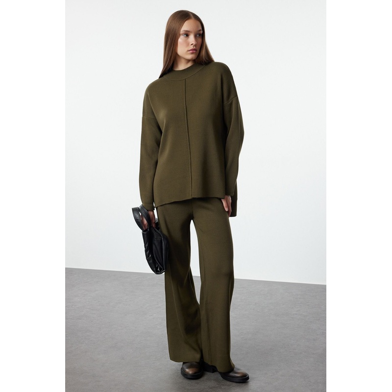 Modest Women's Straight Long Casual/daily Fitted Hijab Bottom-Top Set