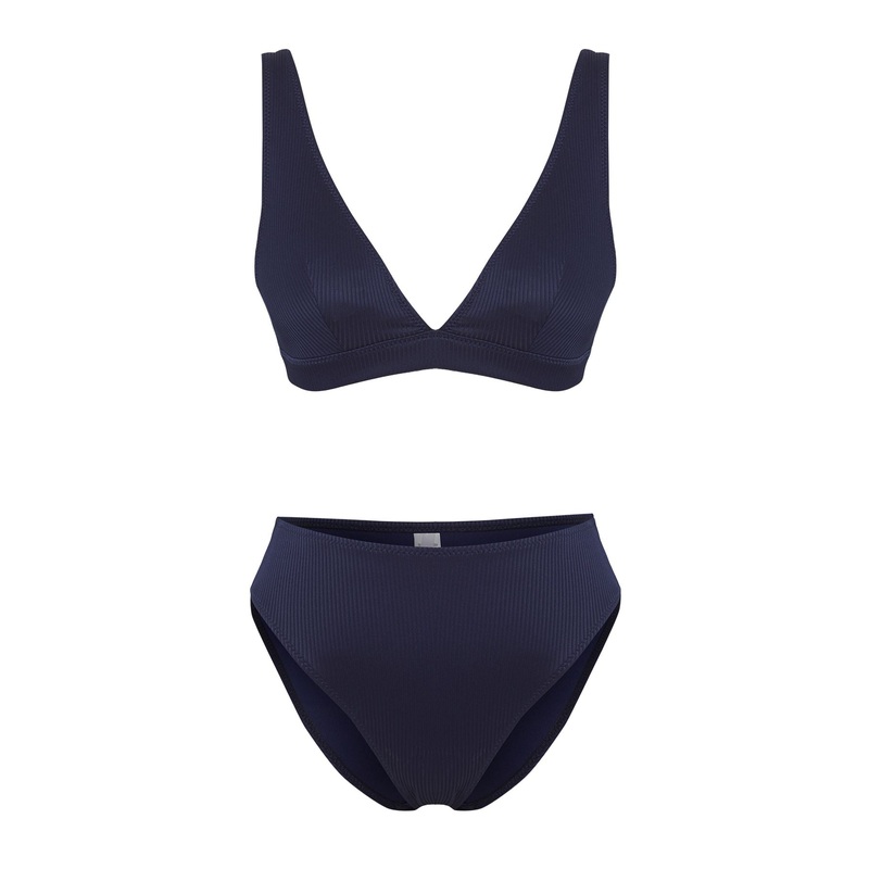 Navy Blue Bikini Set