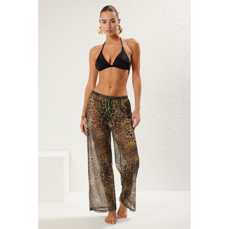 Women's Animal Print Normal Waist Pants