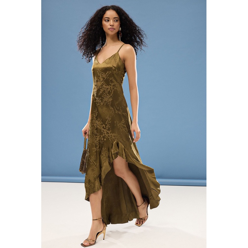 Women's Plain Maxi Spaghetti Strap Graduation / Prom Regular Evening & Prom Dress