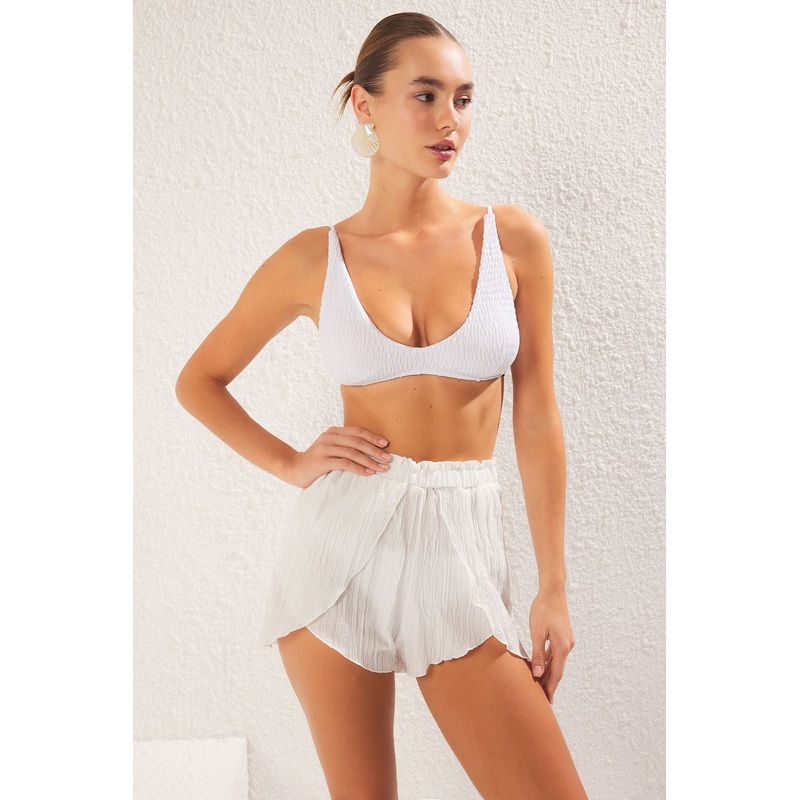 Women's Printed High Waist Shorts