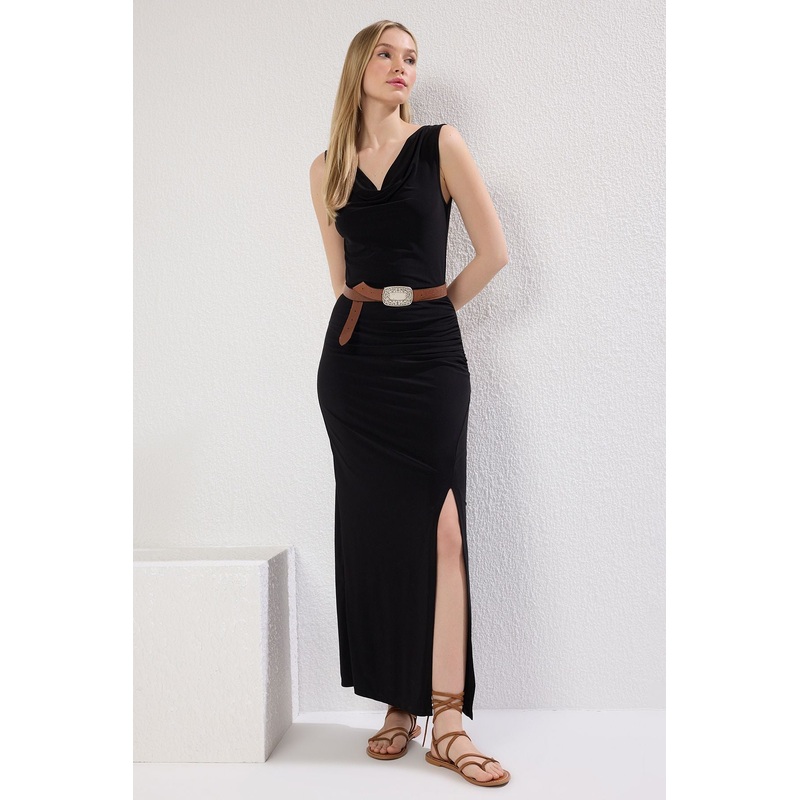 Women's Straight Maxi Sleeveless Casual/daily Slim Dress