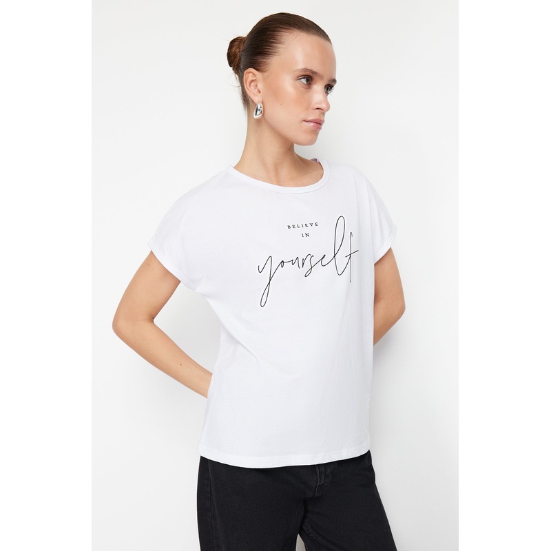 Women's Unifarben Short Slim Fit T-Shirts