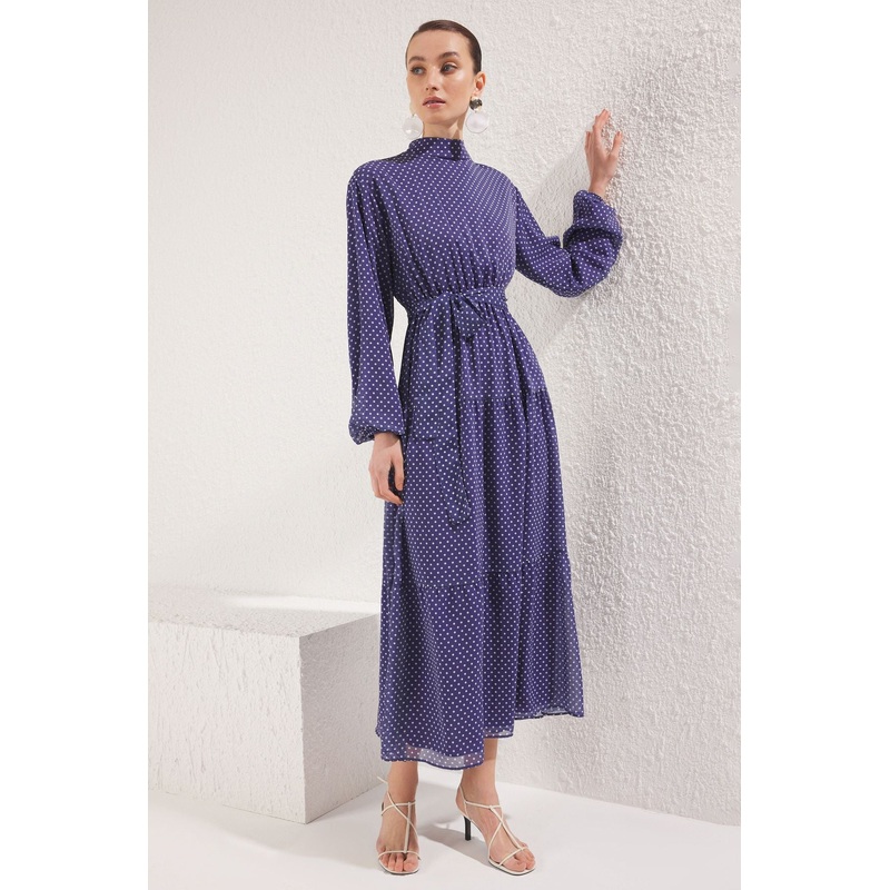 Modest Navy Blue Modest Dresses