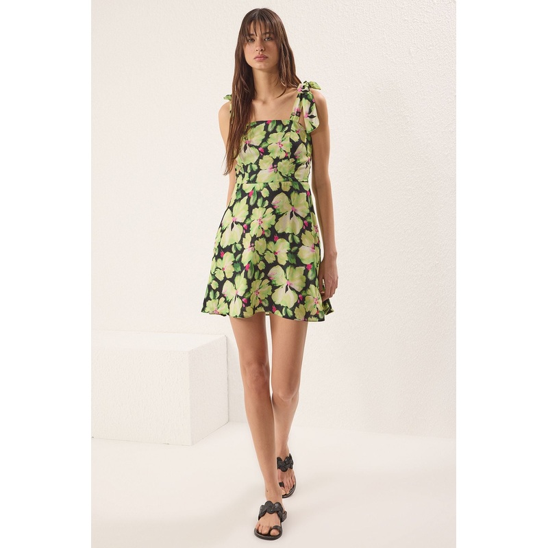 Women's Flowering Mini Hanging Casual/daily Regular Dress