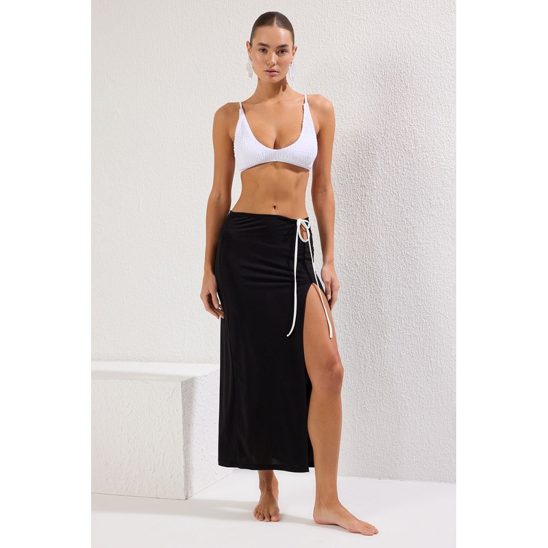 Women's Plain Maxi Bodycon Skirt