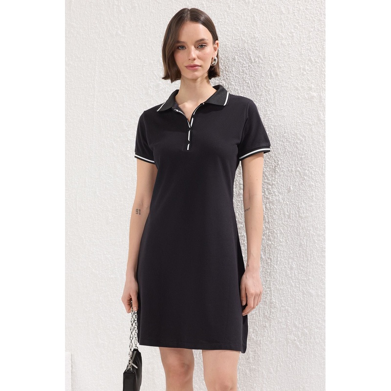 Women's Color Blocked Mini Short Casual/daily Regular Dress