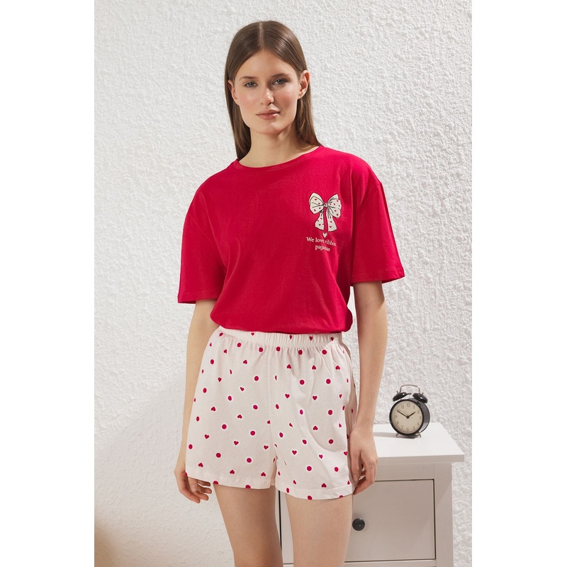 Women's Printed Short Lounge/home Regular Pajama Set