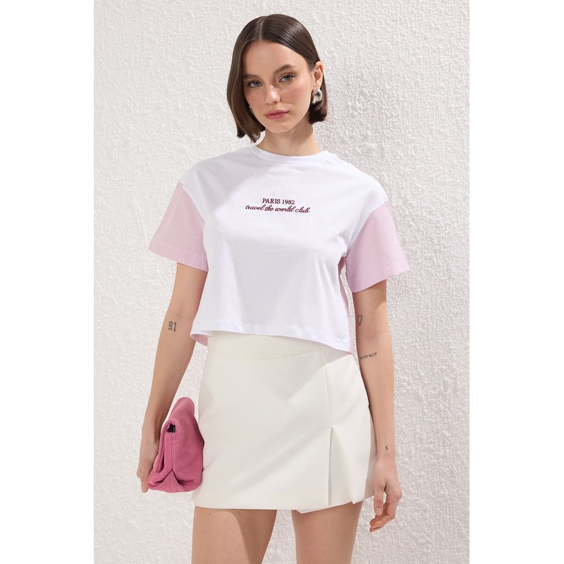 Women's Slogan Short Relaxed T-Shirt