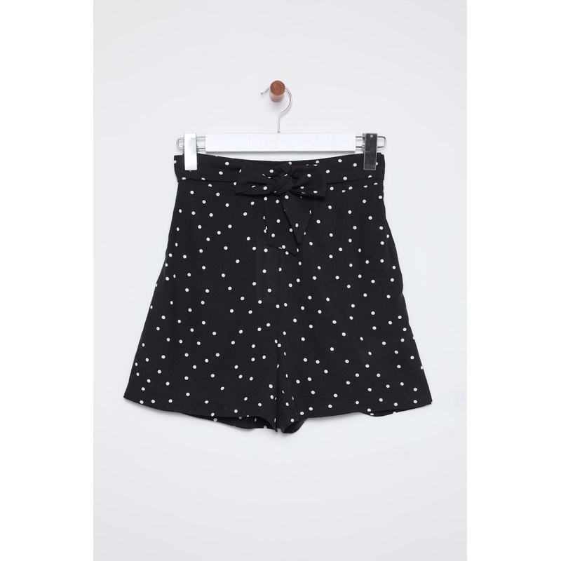 Women's Spotted High Waist Shorts & Bermudas