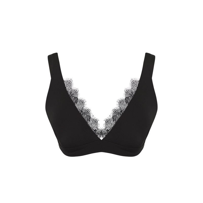 Women's Straight Disposal Container Bikini Top