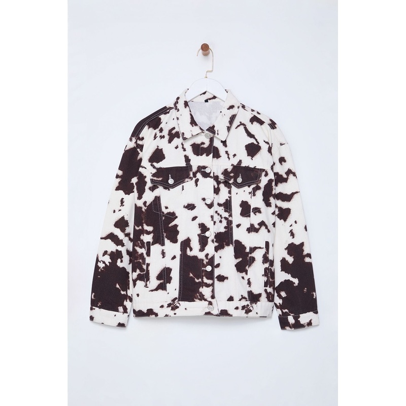 Women's Very Colorful Animals Long Regular Jacket