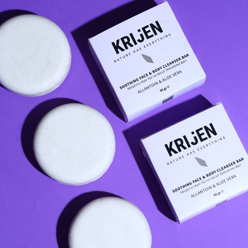 Moisturizing Allantoin & Aloe Vera Face And Body Cleansing Bar | Pomegranate Seed Oil + Ylang Ylang Oil + Kaolin Clay