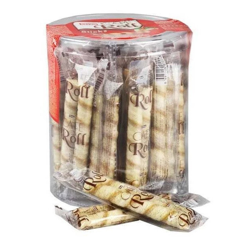 Caferoll Hazelnut 10 Gr. 25 Pieces (1 Cylinder Box)