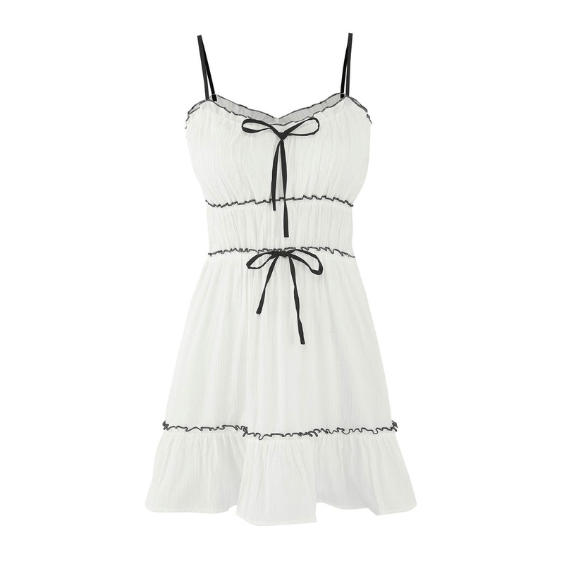 Women's Straight Short / Mini Sleeveless Beachwear Fitted Dress