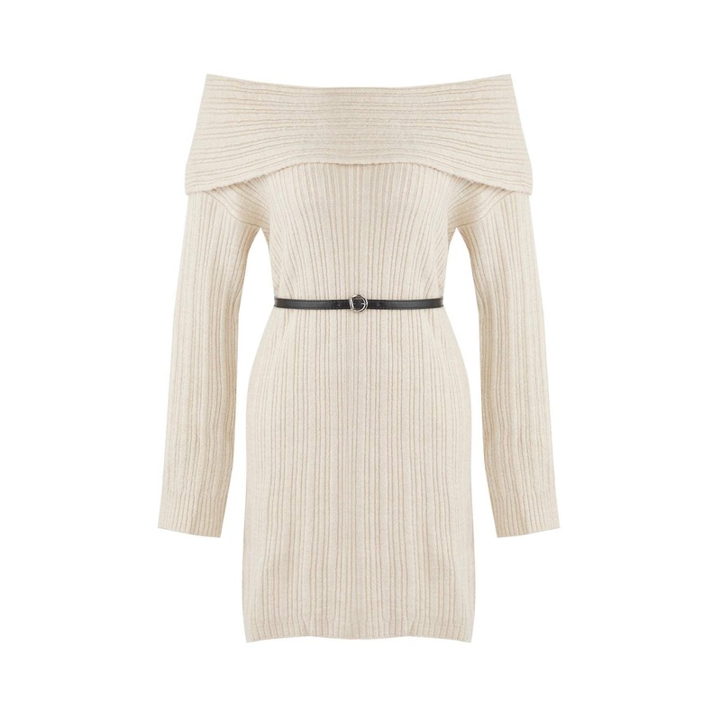 Women's Gray Straight Short / Mini Long Day And Night Shift Dress