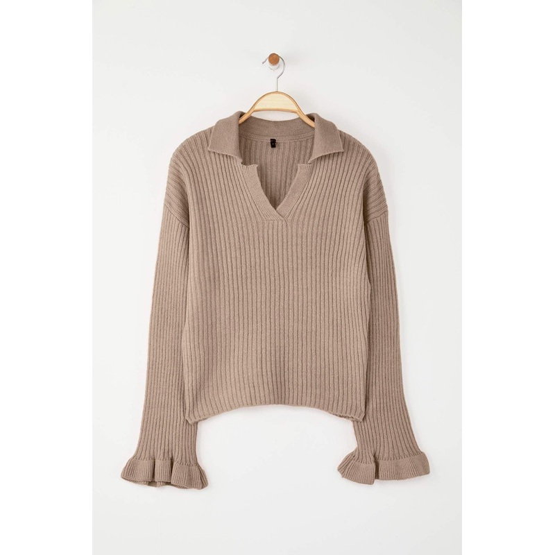 Women's Braun Straight Long Regular Sweater