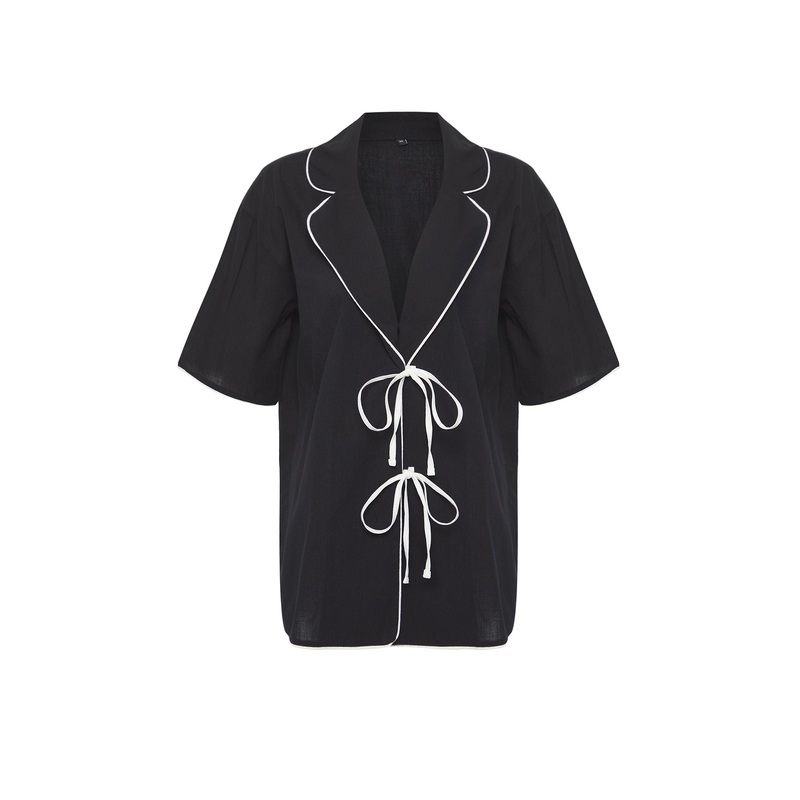 Women's Spotted Three Quarter Sleeve Regular Shirt