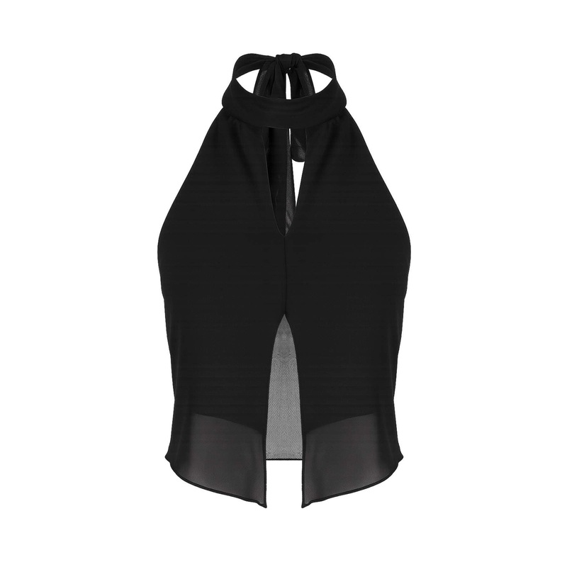 Women's Animal Print Sleeveless Fitted Blouse