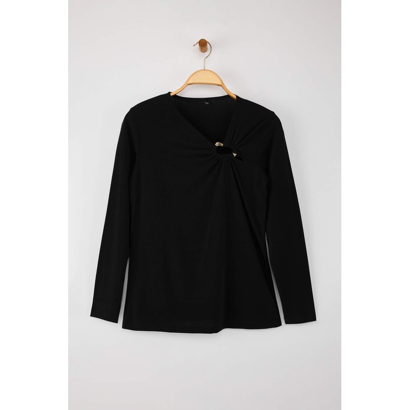 Curve Women's Straight Long Regular Plus Size Blouse