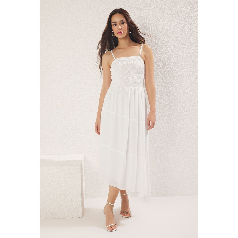 Women's Straight Maxi Hanging Day And Night Regular Dress