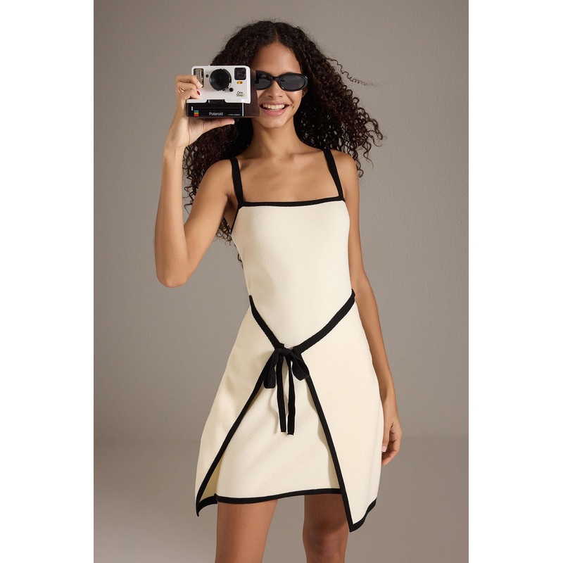 Women's Color Blocked Mini Hanging Casual/daily Slim Dress