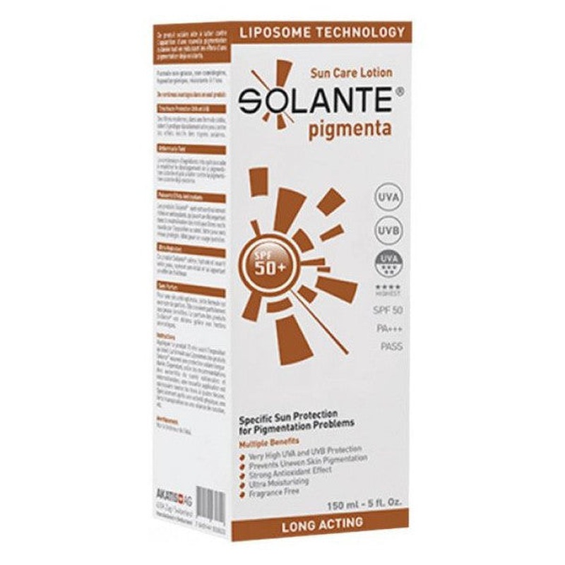 Solante Pigmenta Spf50+ Sunscreen Lotion 150Ml | Anti-Spot Care