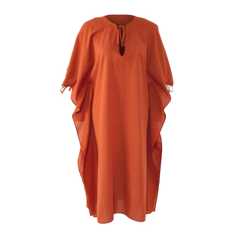 Women's Burgundy Straight Maxi Short Beachwear Fitted Dress