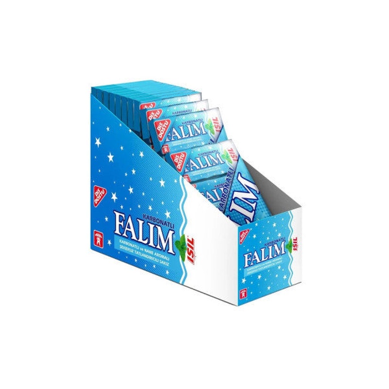 5 Pack Of Il Carbonate And Mint Flavored Sugar-Free Chewing Gum 20 Pieces