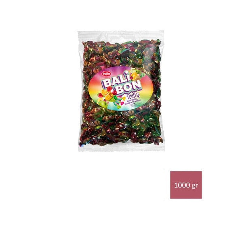 Balin Balibon Fruity Fruit Flavored Filled Candy 1000 Gr